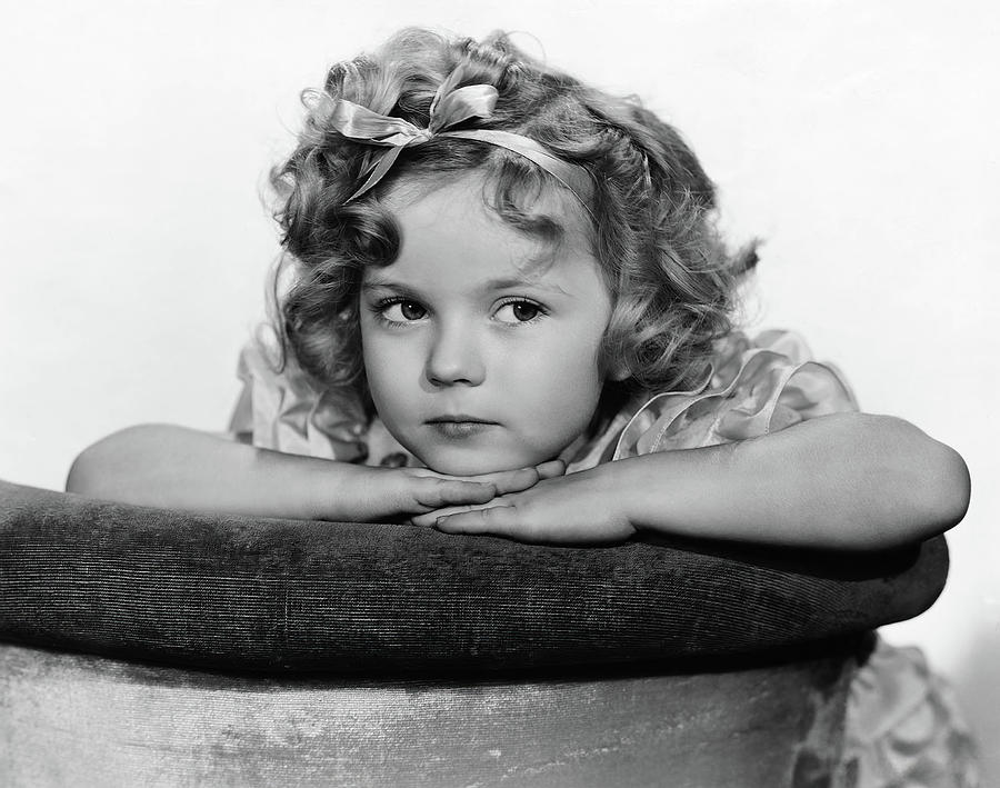 Shirley Temple Photograph - SHIRLEY TEMPLE in LITTLE MISS MARKER -1934-, directed by ALEXANDER HALL. by Album