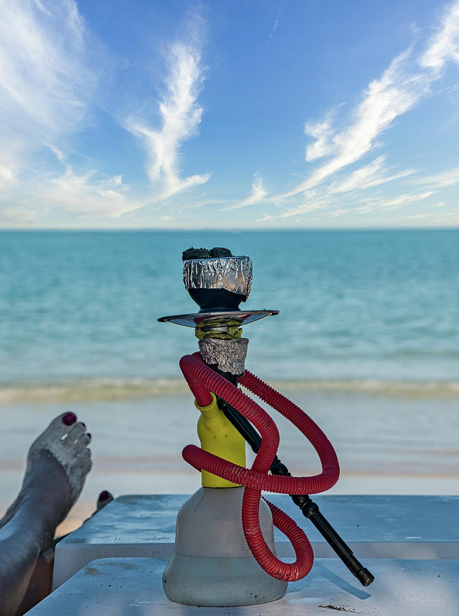 Shisha Pipe On The Beach Photograph by Nick Mares