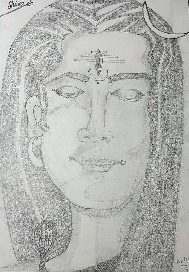 Free Photo | Hindi God Rama Realistic Pencil Sketch