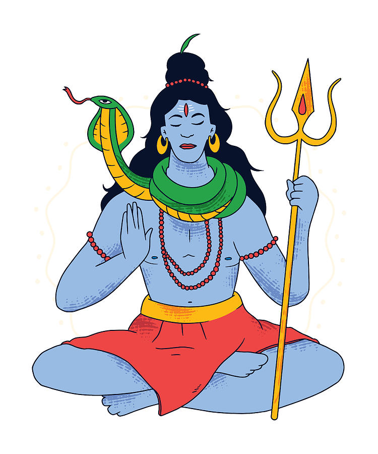 Shiva Hinduism Digital Art by Me - Pixels
