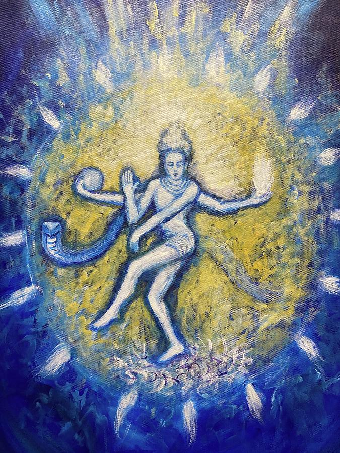 Shiva Painting by Holly Stone