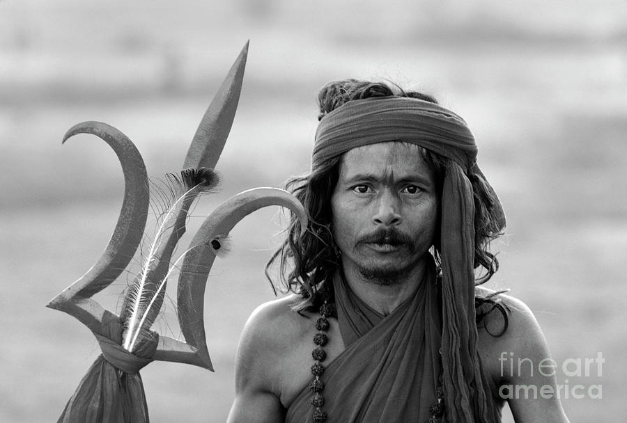 Shiva Saddhu - Pushkar India Photograph by Craig Lovell