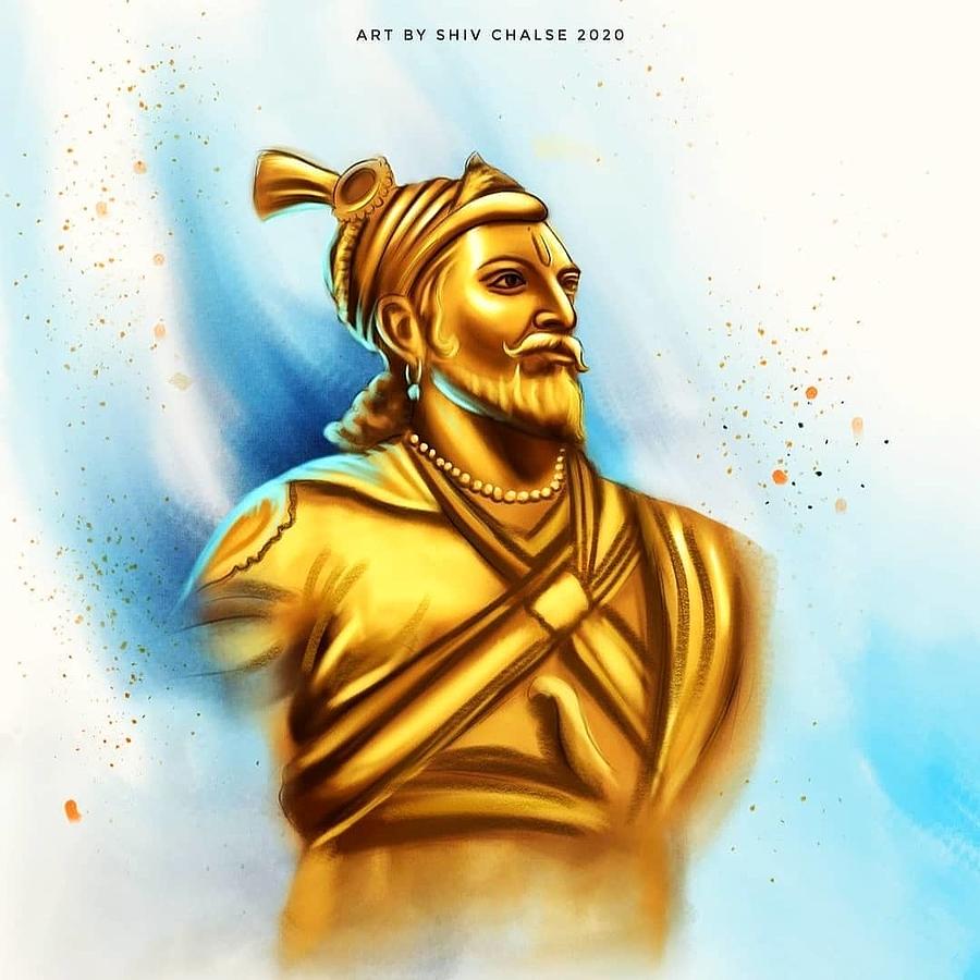 Shivaji Maharaj Digital Art by Shaikh Afroz - Fine Art America