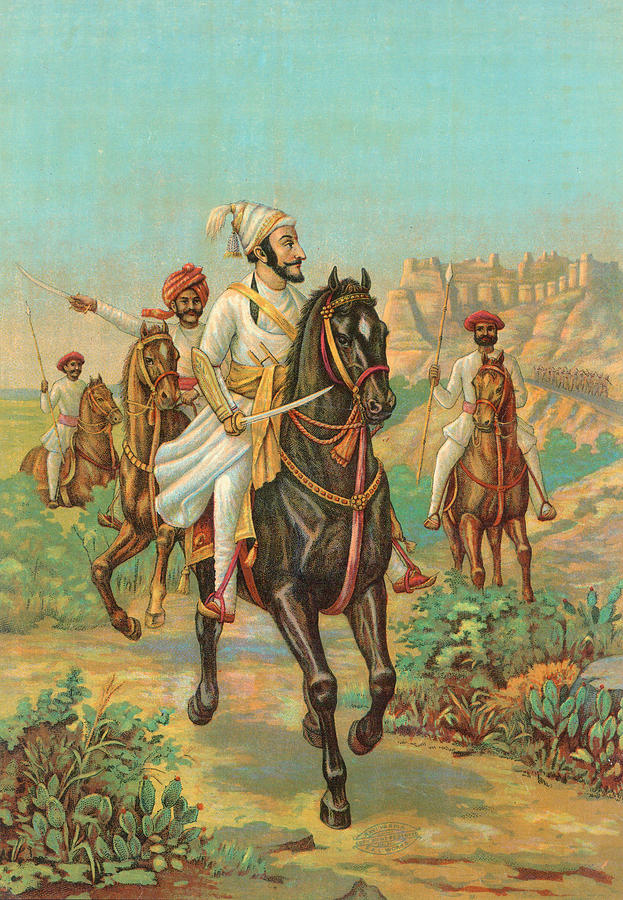 Shivaji Painting by Raja Ravi Varma | Pixels