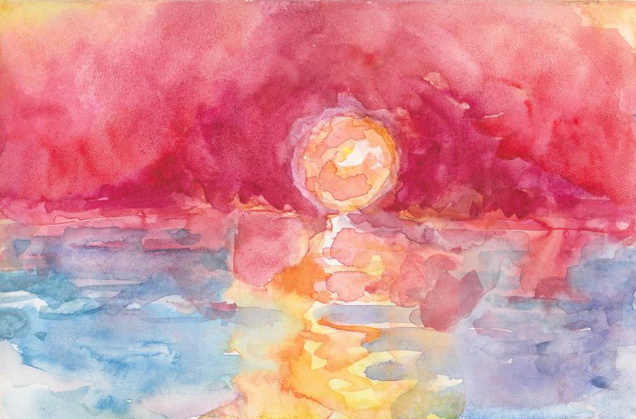 Shoals Sunrise Painting by Abby McBride
