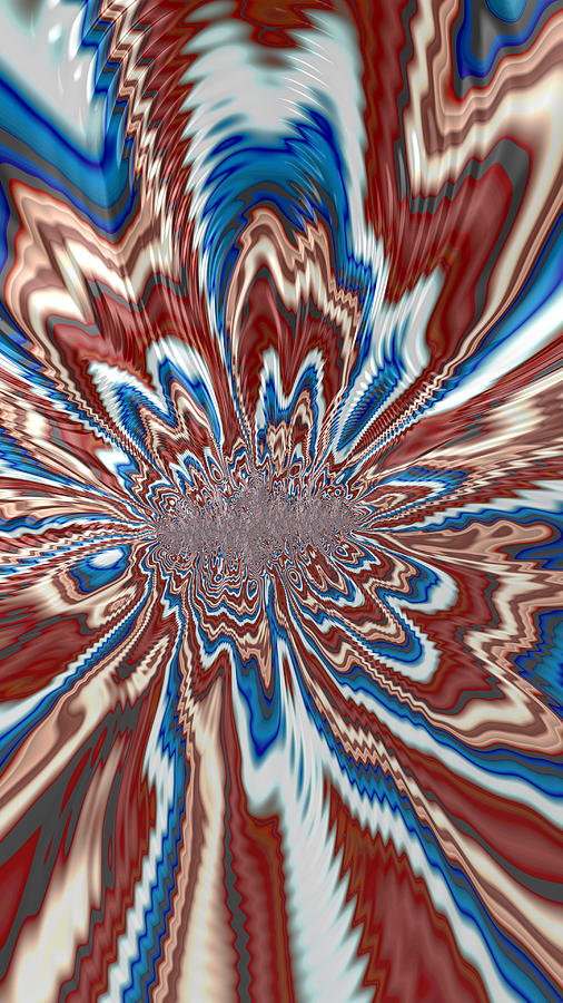 Shockwaves Energy Fractal Abstract Digital Art