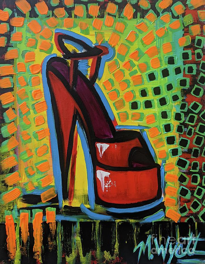 Shoe Painting By Melissa Wyatt 