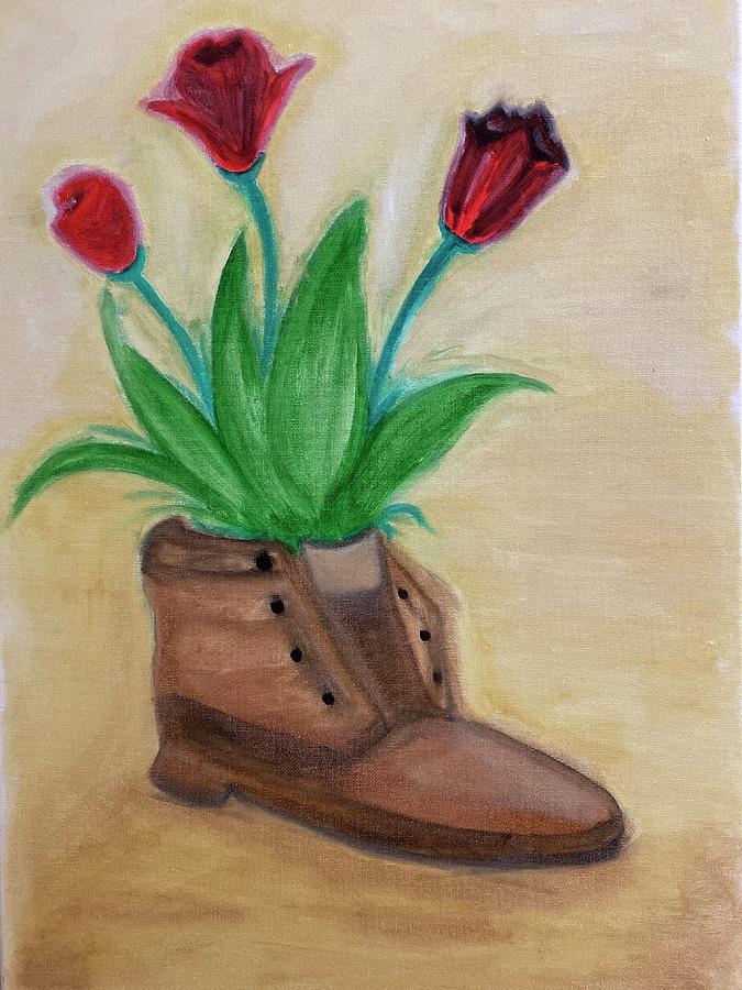 Shoe Painting by Rana Mohamed - Fine Art America