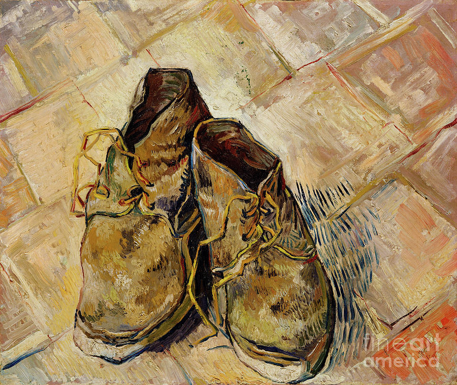 Shoes, 1888, Vincent Van Gogh Painting by Kithara Studio