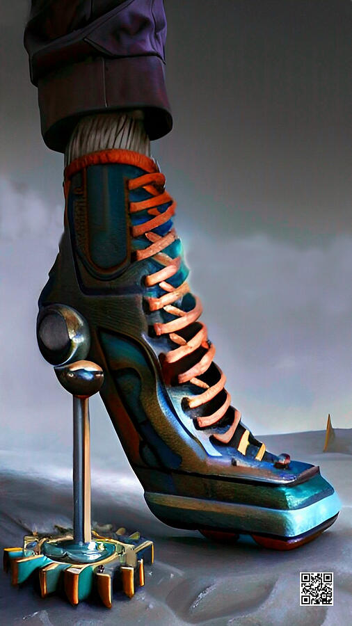 Shoes for the Sports Verse Digital Art by Rafael Salazar