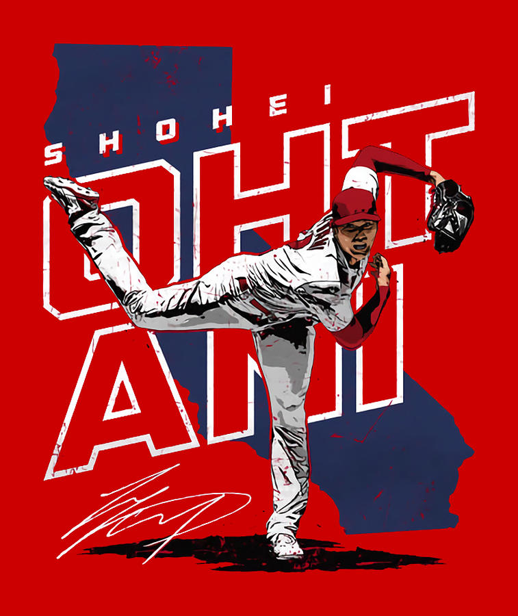 Shohei Ohtani Player Map Digital Art by Kelvin Kent - Fine Art America