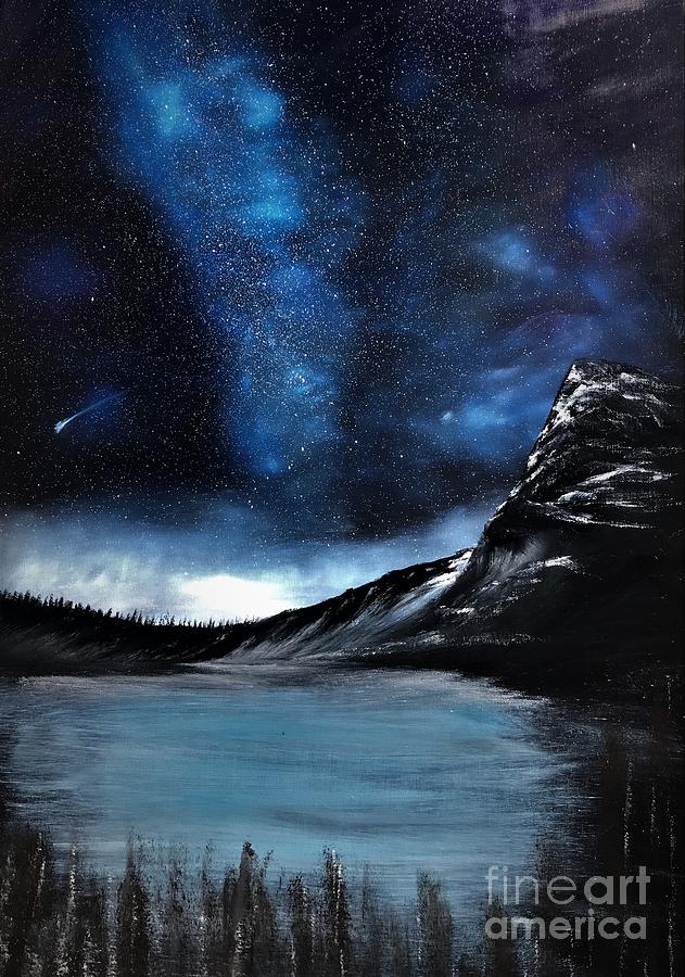 Shoot For The Stars Painting by Barbie Edden-Olstad - Fine Art America