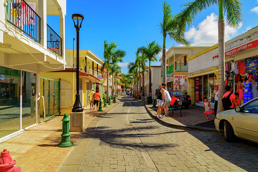 Shopping in Saint Maarten Photograph by AE Jones