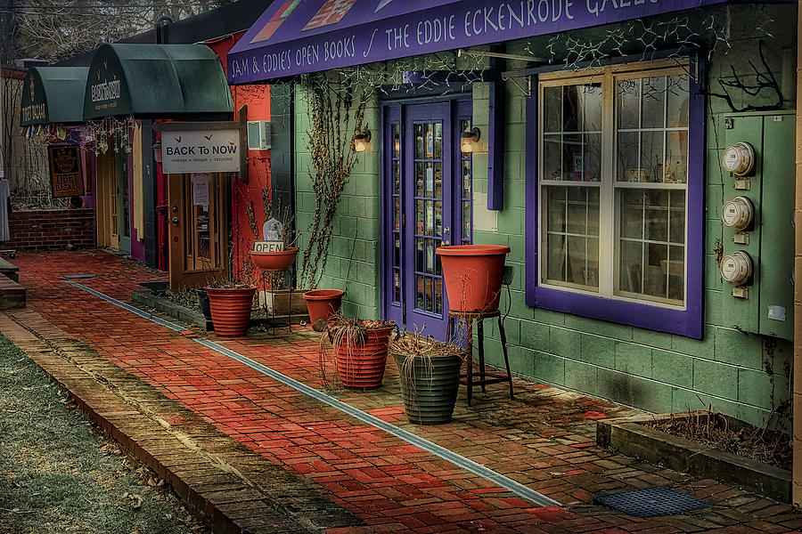 Shops in the Village Photograph by Jack Wilson