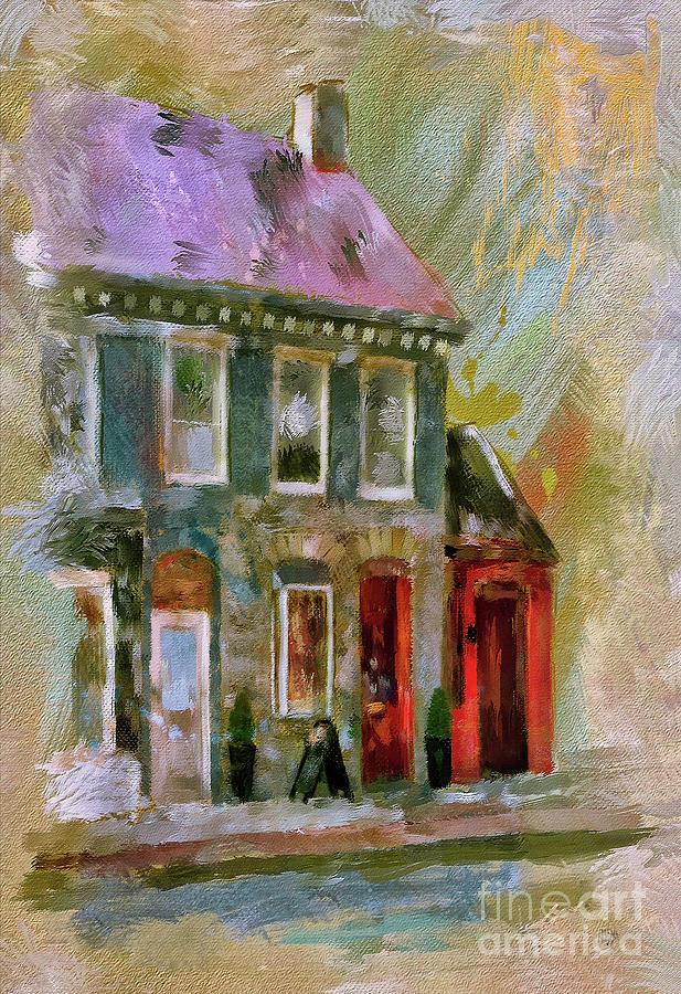 Shops of Old Frederick Digital Art by Lois Bryan