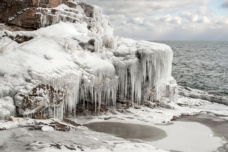 Shore Ice at Tofte Park Photograph by Donald Tredinnick Shore Ice at Tofte Park Photograph by Donald Tredinnick