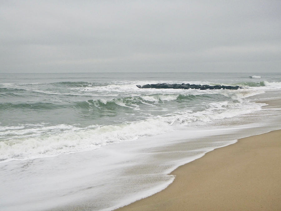 Shore in January 3 Photograph by Ellen Paull
