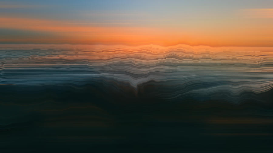 Shore Digital Art by Jeff Iverson