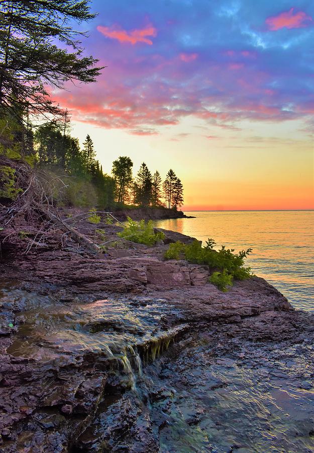 Shore Morning - North Shore, Lake Superior Photograph by Jan Swart - Pixels