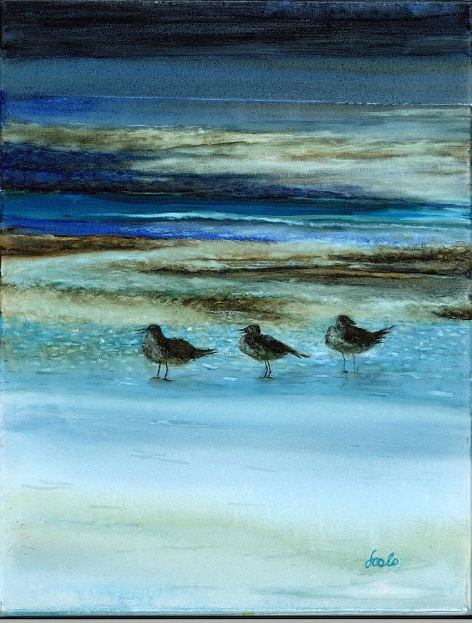 Shorebirds Painting by Joseph Fasolo - Fine Art America