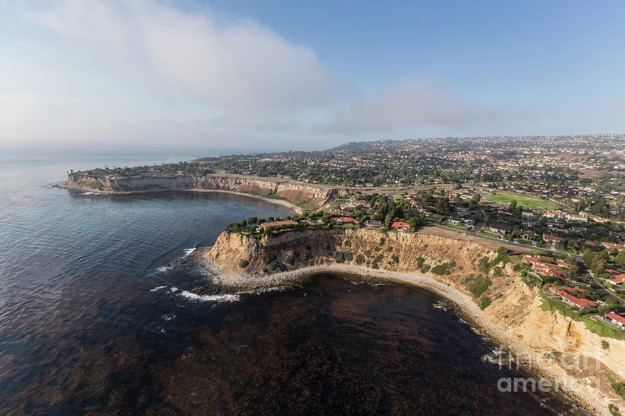 Shoreline Aerial of Rancho Palos Verdes in California Photograph by ...