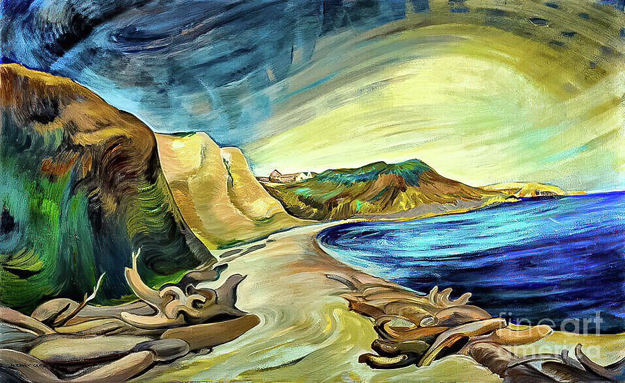 Shoreline By Emily Carr 1936 Painting