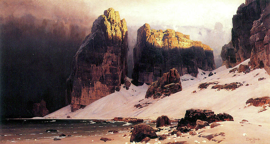 Shores of Oblivion Painting by Eugen Bracht