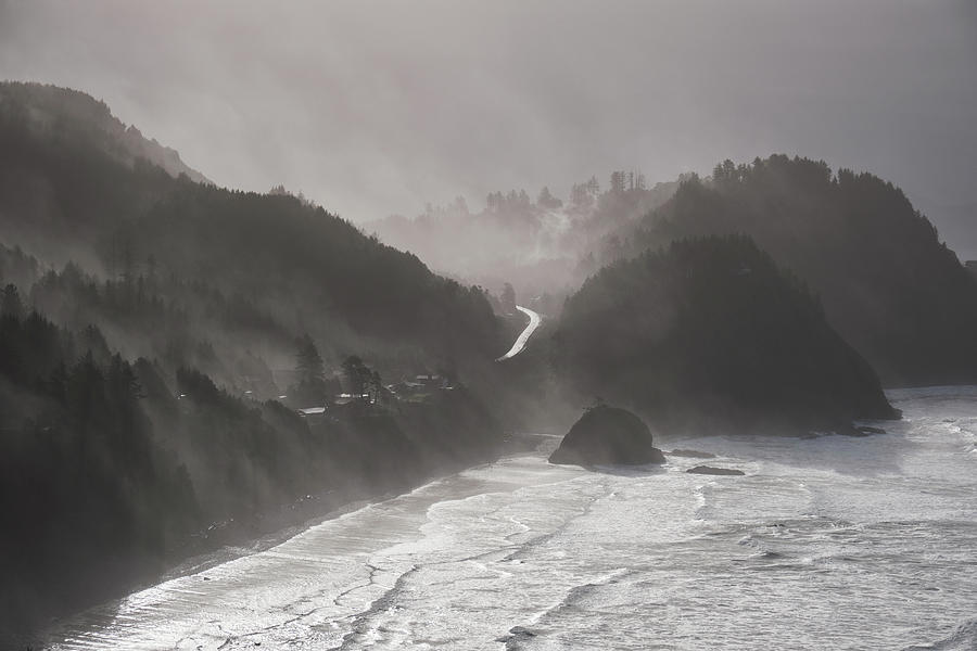 Short Beach on a Foggy Morning by Richard Goodrich Short Beach on a Foggy Morning by Richard Goodrich