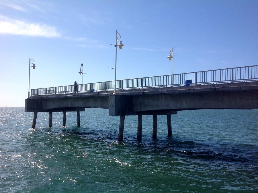 Short Pier. Long walk? Photograph by Imran Qamar - Pixels