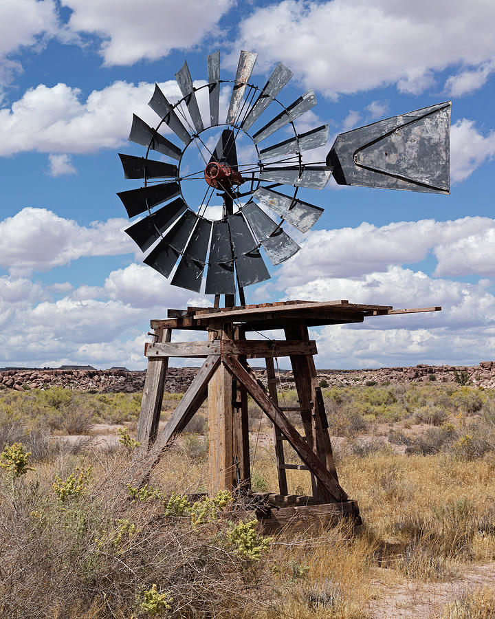 Short Windmill Photograph by Tom Daniel