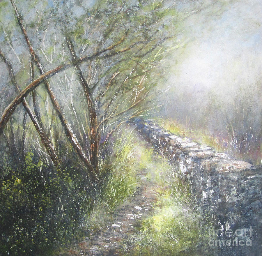 Pathway to the Sea Painting by Valerie Travers