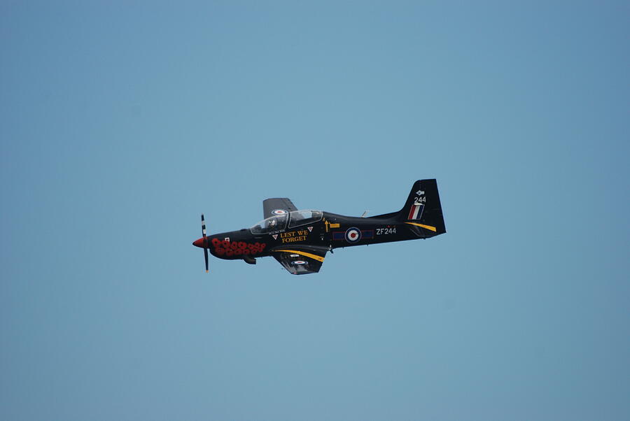 Lest We Forget Photograph - Shorts Tucano Turboprop by Neil R Finlay