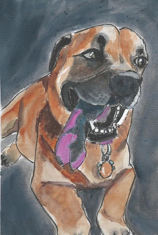 Shorty Painting by Eileen Backman