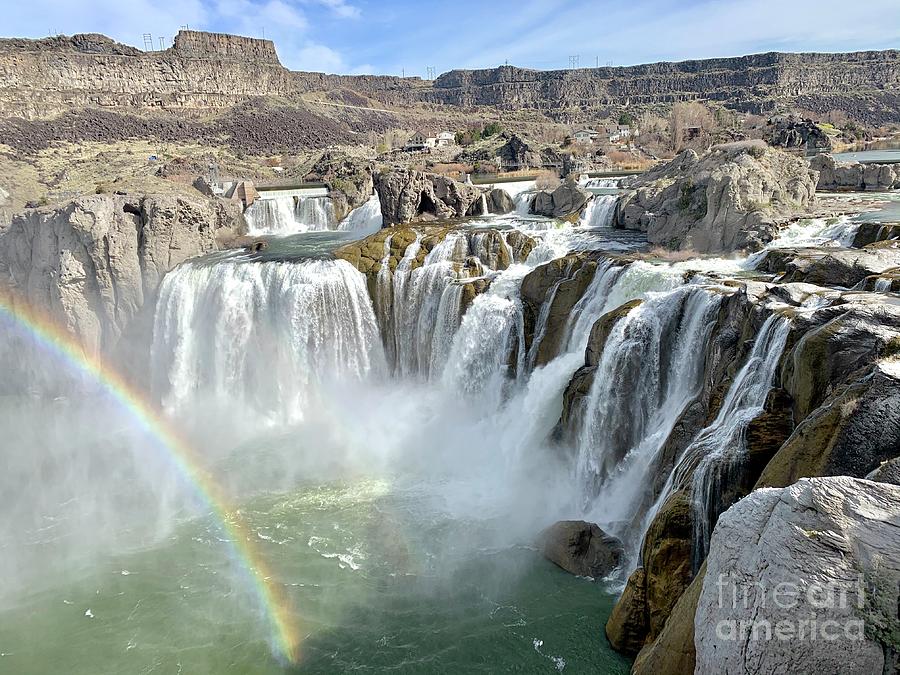 Waterfall Photograph - Shoshone Falls by Sean Griffin
