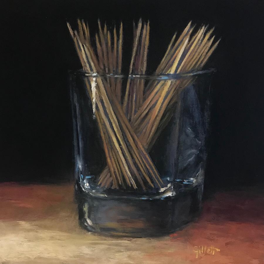 Shot Of Toothpicks Painting