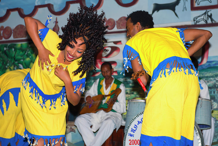 Shoulder Dance in Addis Ababa, Ethiopia Photograph by Ivan Batinic 