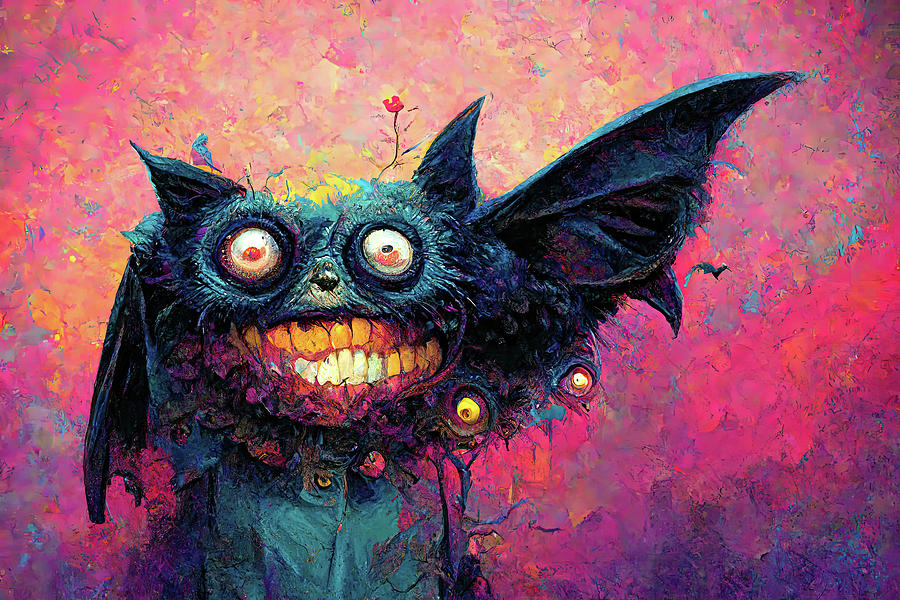 Show Of Wings If You Love Halloween Digital Art by Ron Weathers Show Of Wings If You Love Halloween Digital Art by Ron Weathers