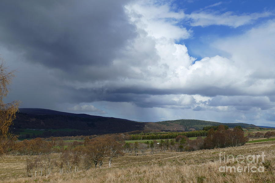 Shower Cumulus Clouds - Advie - Scotland Photograph by Phil Banks