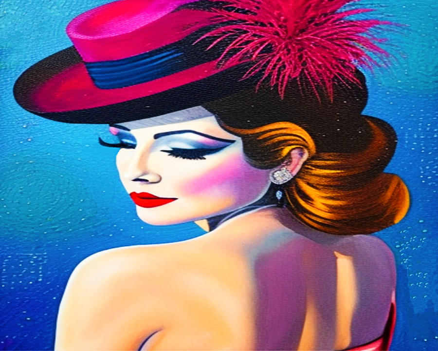 Showgirl Painting by Issie Alexander - Fine Art America