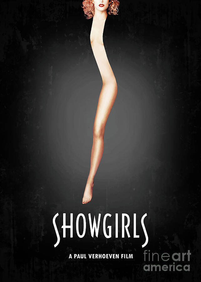 Movie Poster Digital Art - Showgirls by Bo Kev
