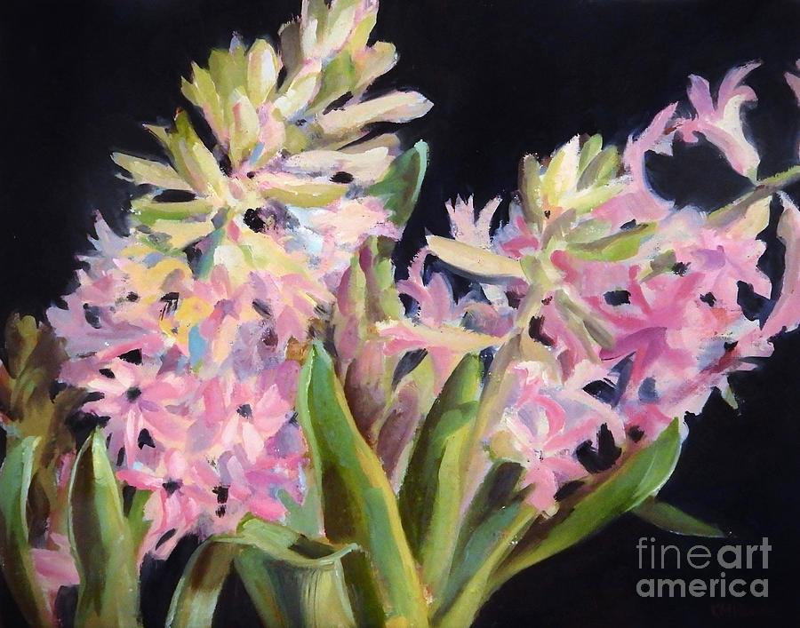 Showing off for Spring Painting by K M Pawelec