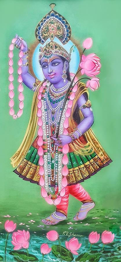 Shri Yamunaji Painting by Mayur Sharma - Pixels