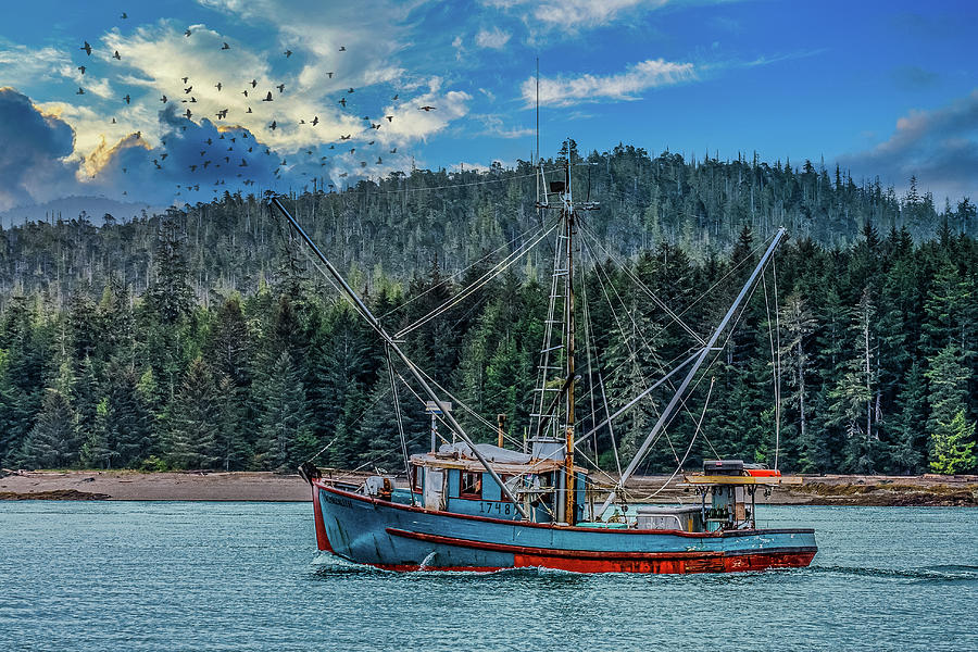 Shrimpers in Alaska  Photograph by Darryl Brooks