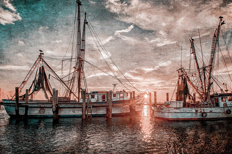 Shrimping Life - Port Royal South Carolina 57TO Photograph by Steve Rich