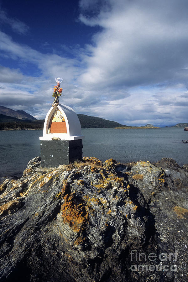 Shrine in Tierra del Fuego National Park Argentina  Photograph by James Brunker
