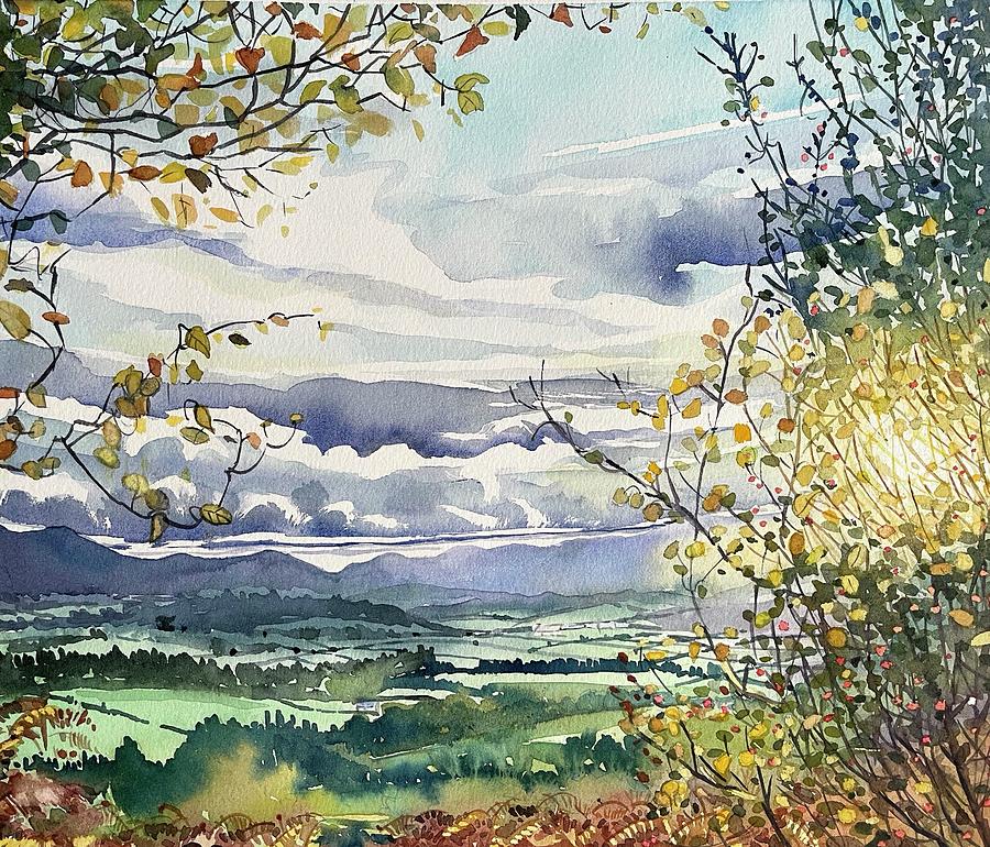 Shropshire Sunset Painting