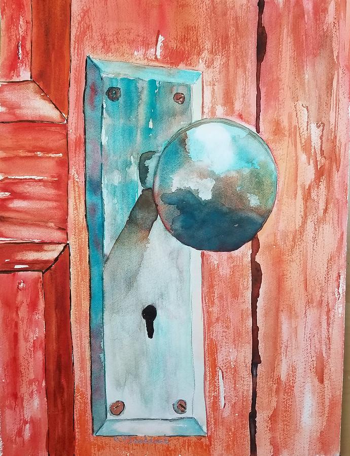 Shut the Front Door Painting by Ann Frederick