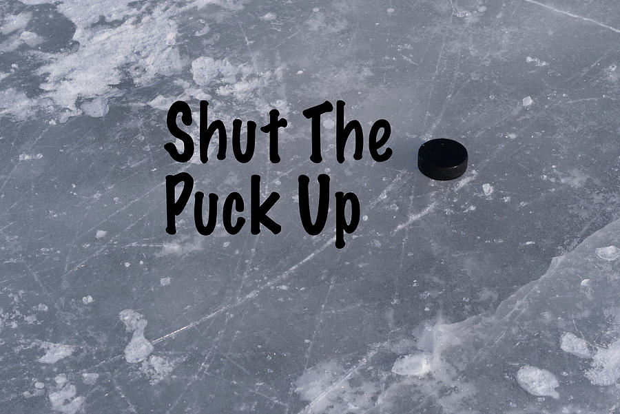Shut the Puck Up Photograph by Steven Ralser