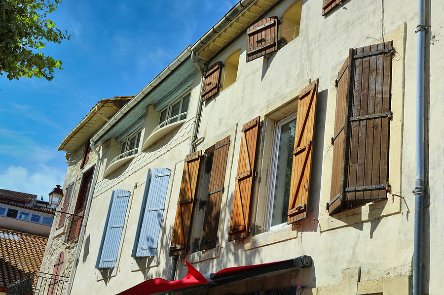 France Photograph - Shutters French Architecture Old Times  by Chuck Kuhn
