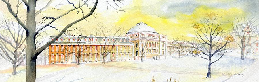 Sibley Hall - Crop Painting by Melly Terpening